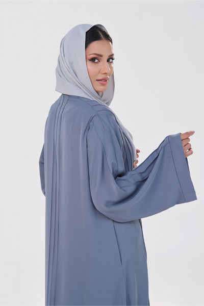 Ultimate Basic Abaya With Pockets - French Blue