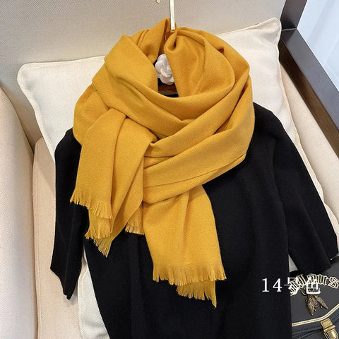 Woolen Cashmere - Mustard