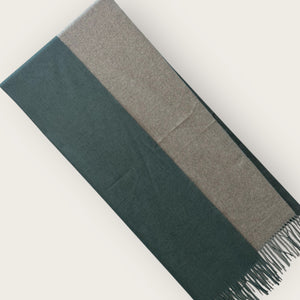 Reversible Dual Tone Woolen Cashmere - Sage Grey