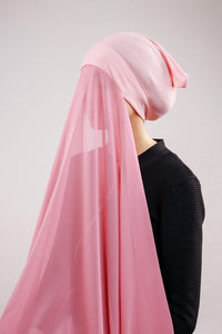 Pre-sewn Instant Georgette - Soft Pink