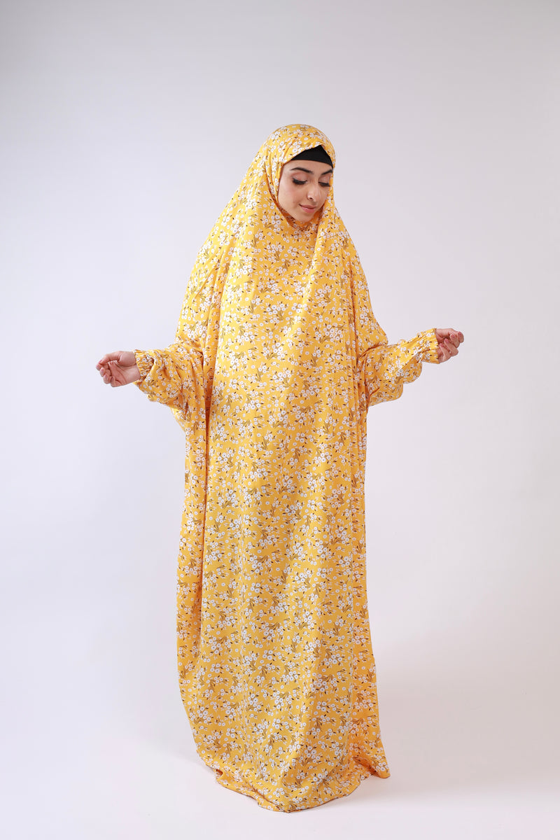 Namaz Gown - Sunflower Bloom – Hijab Heaven Co