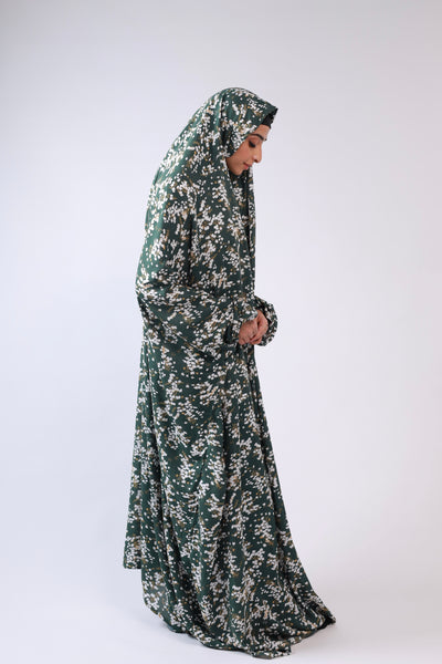 Namaz Gown - Green Meadow