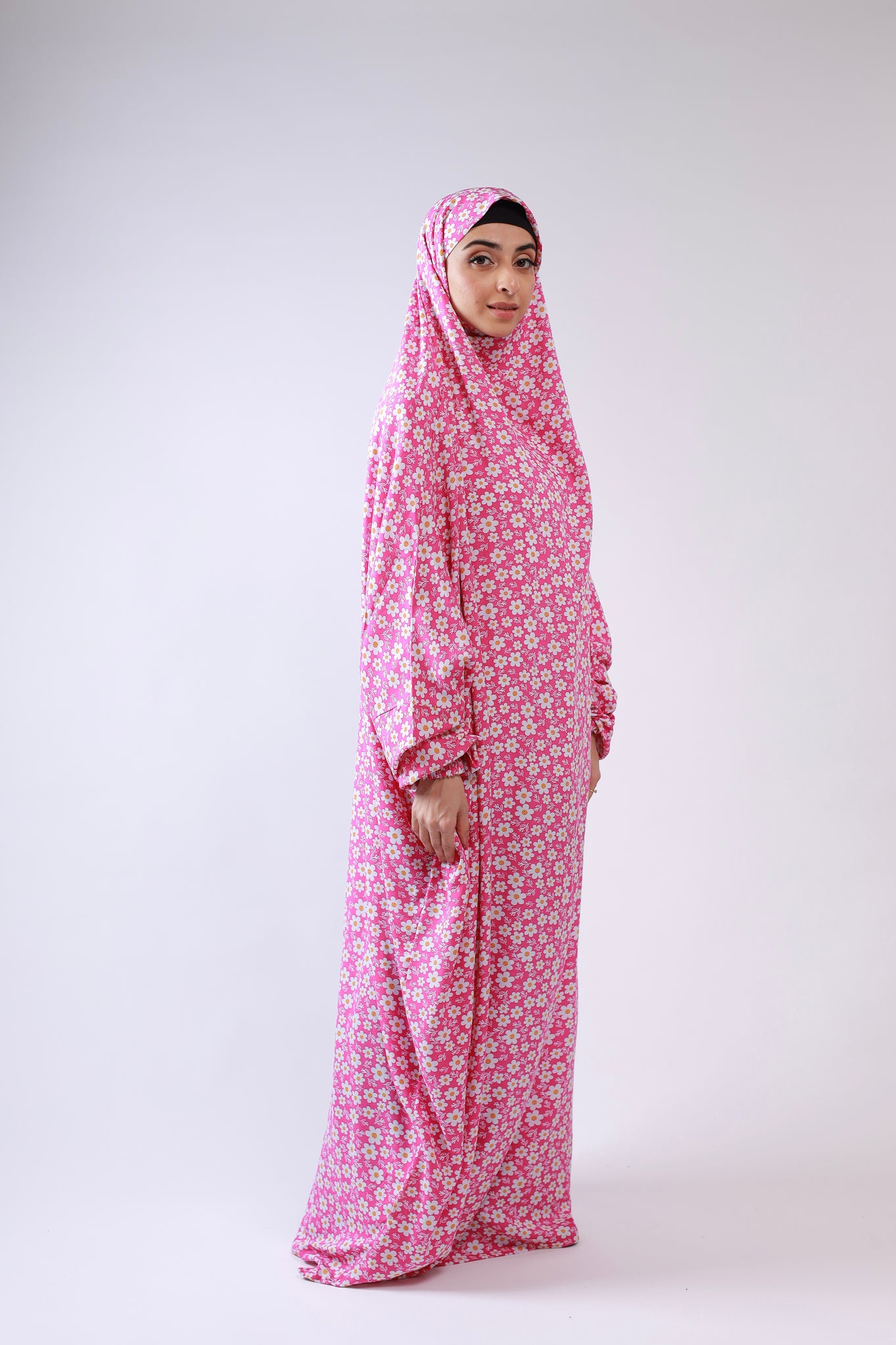 Namaz Gown - Pink Fantasy