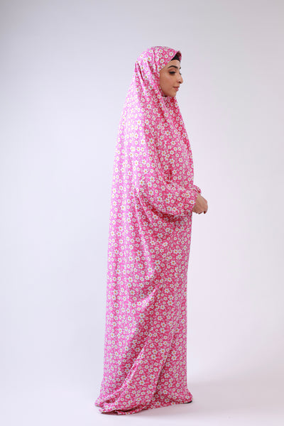 Namaz Gown - Pink Fantasy