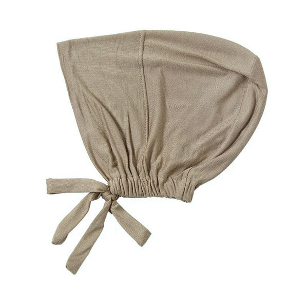 Bamboo Full Coverage Hijab Cap - Peanut