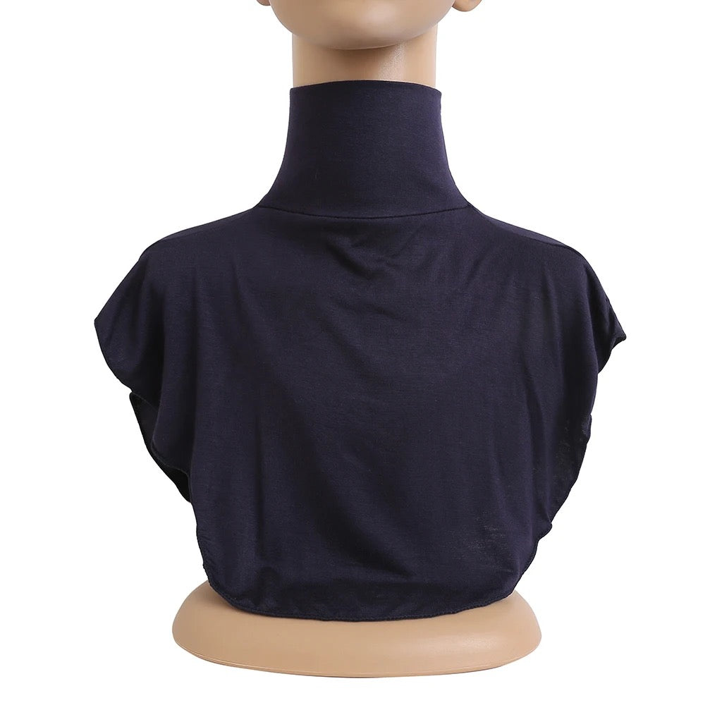 Modest Neck Cover - Navy Blue