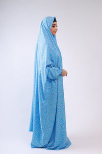 Namaz Gown - Pastel Blue