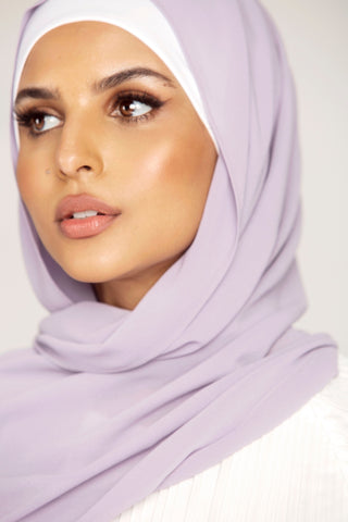 Plain Georgette - Periwinkle