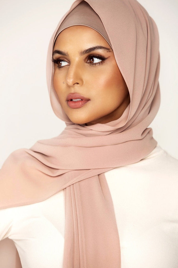 Essential Chiffon Hijab - Mink