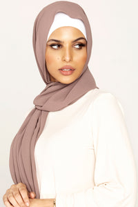 Plain Georgette - Taupe