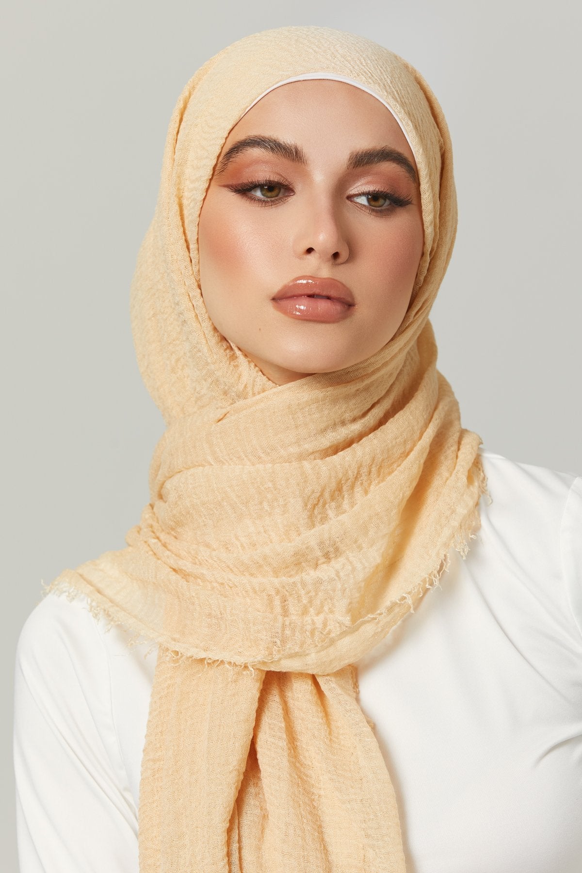 Soft Crinkle Hijabs- Pancake