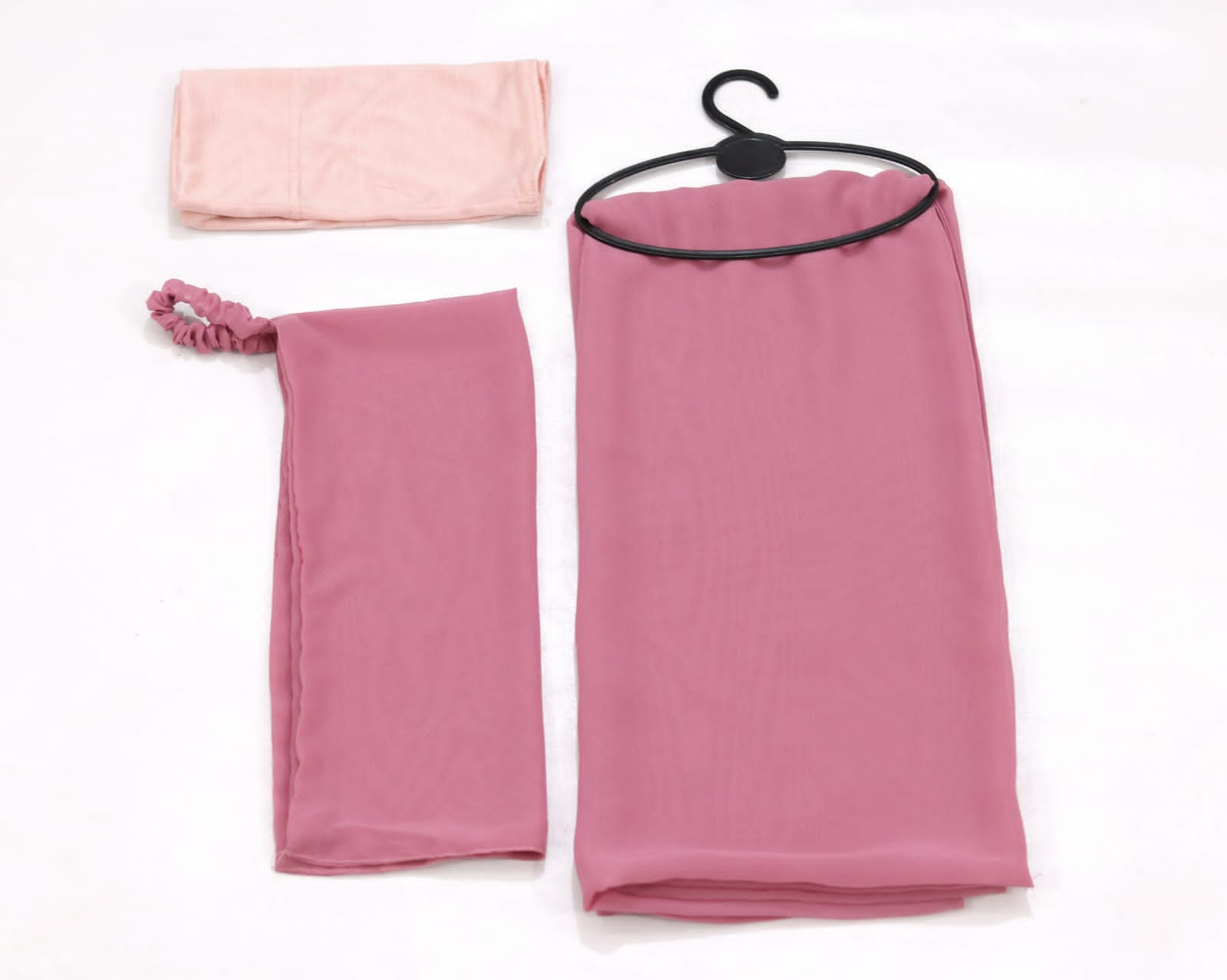 3 Pcs Hijab & Niqab Set - Pinkberry